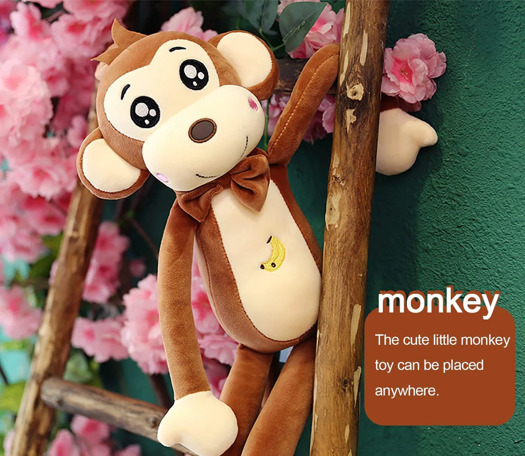 22" Brown Monkey Plush Stuffed Animal Toy V22774