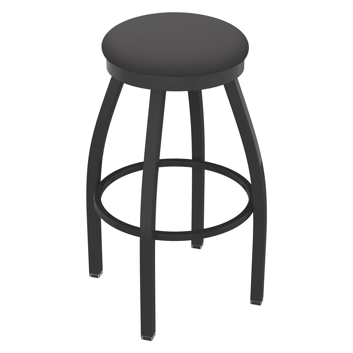 Swivel Bar Stool with Faux Leather Seat B73345