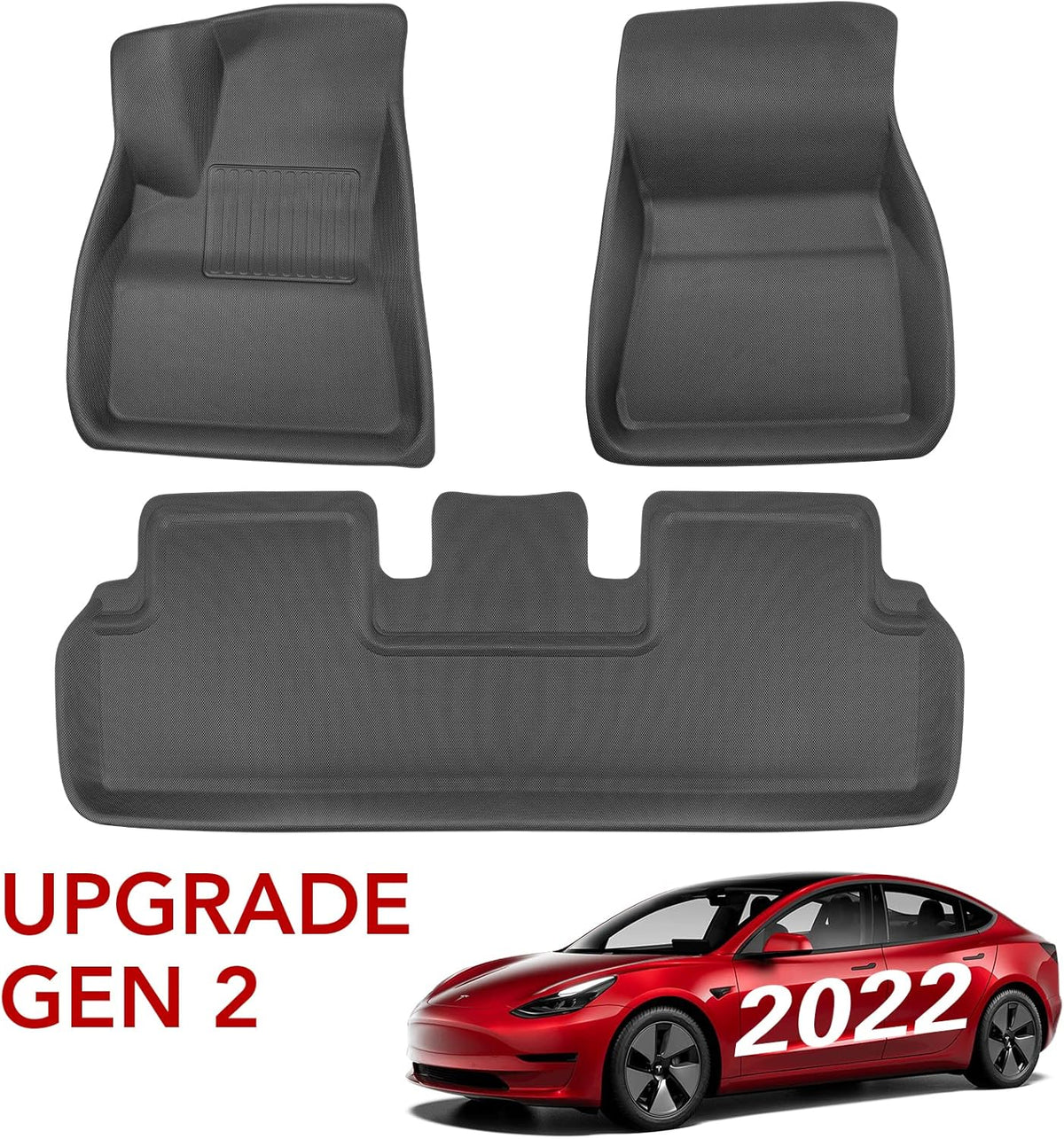 3D All-Weather Waterproof Floor Liners Set H607662