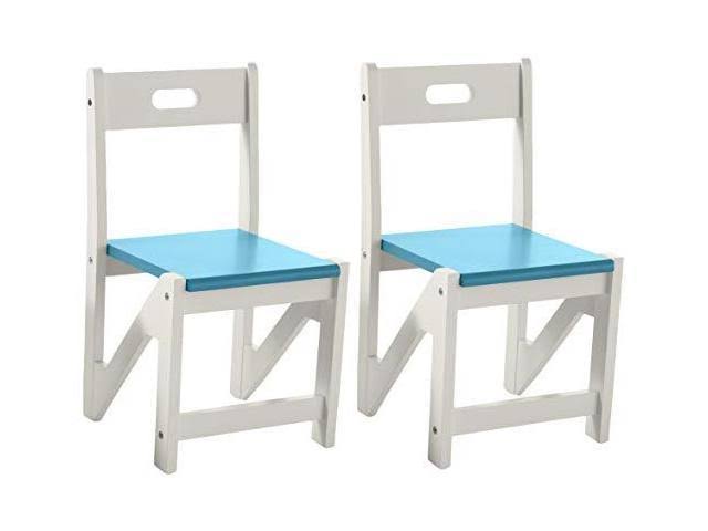 Blue Kid Zigzag Chairs 2pk A7860