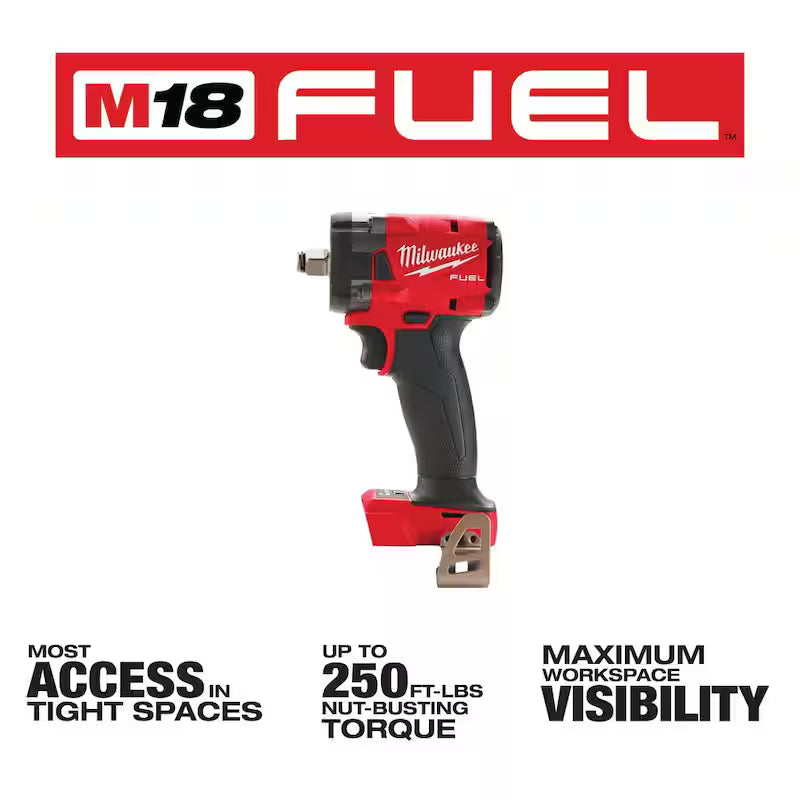 18V Brushless Cordless 1/2 in. Compact Impact Wrench J74721