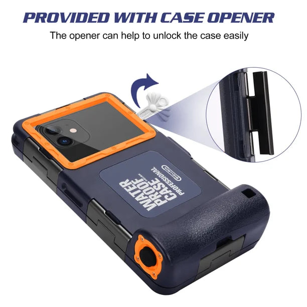 Waterproof Protective Case for Phones Up to 6.9 Inch I2754