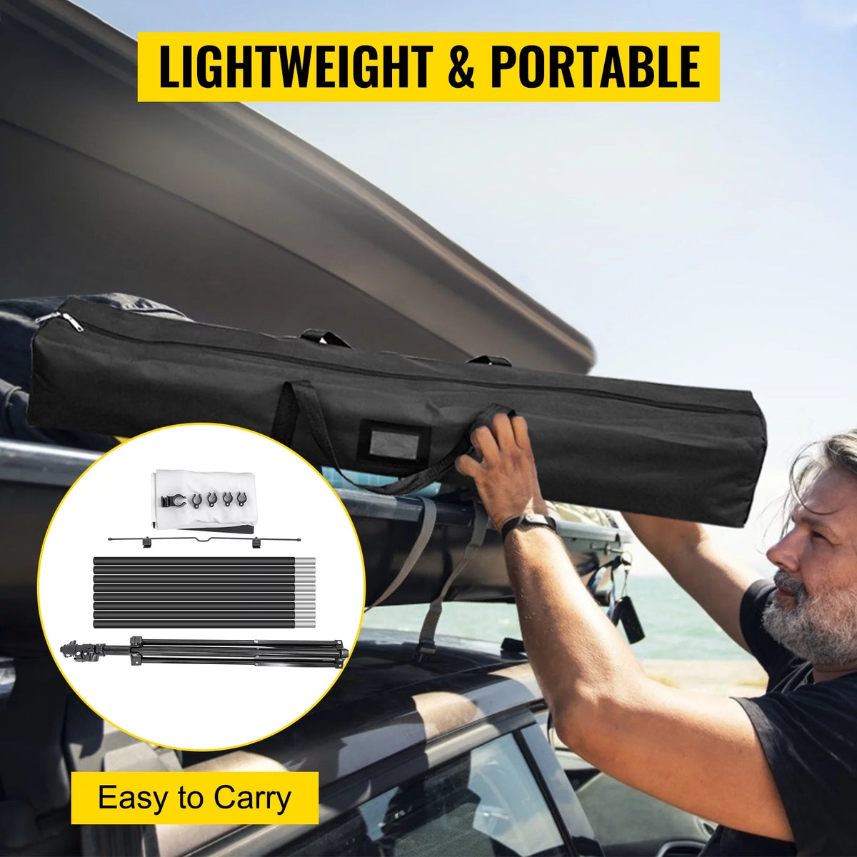 100 inch 16:9 Portable Projector Screen with Stand X1262