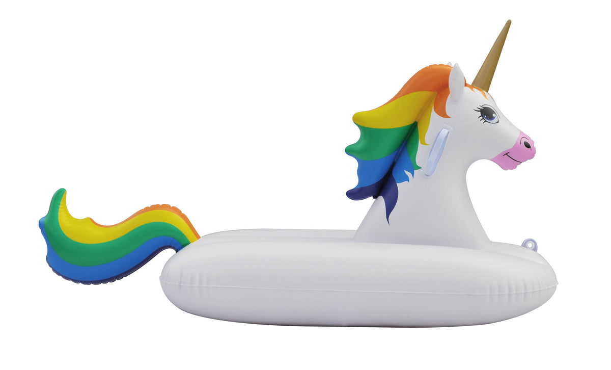 Sled Unicorn Snow Tube Inflatable 49 inches Long One Person E613