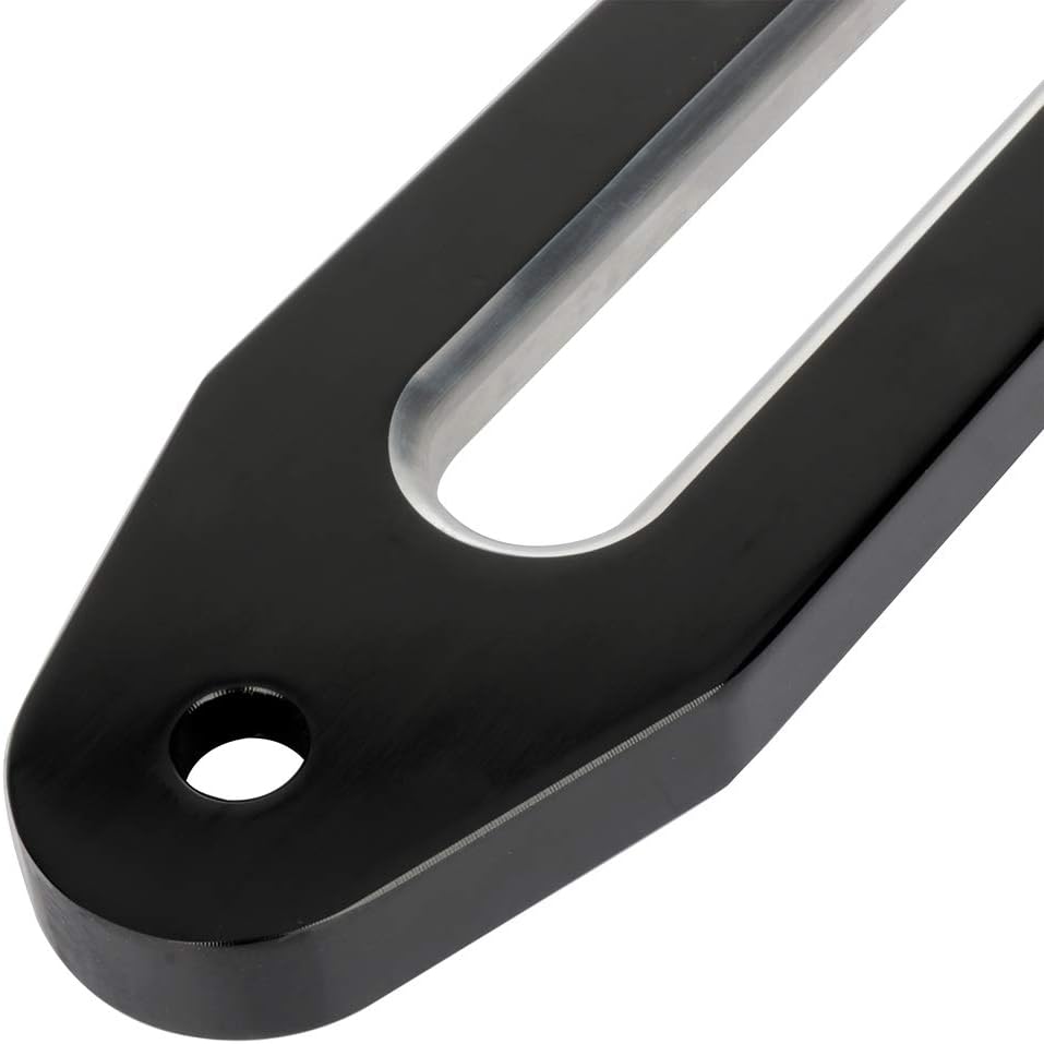Red Aluminum Hawse Fairlead for Winch Rope, Pack of 2 F963