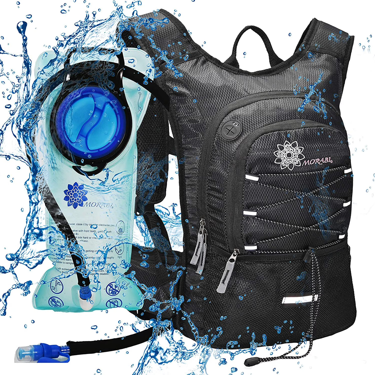 Insulated Hydration Backpack with 2L BPA Free Water Bladder A24904