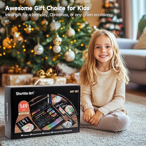 149 Piece Art Set in Wooden Case Y478607