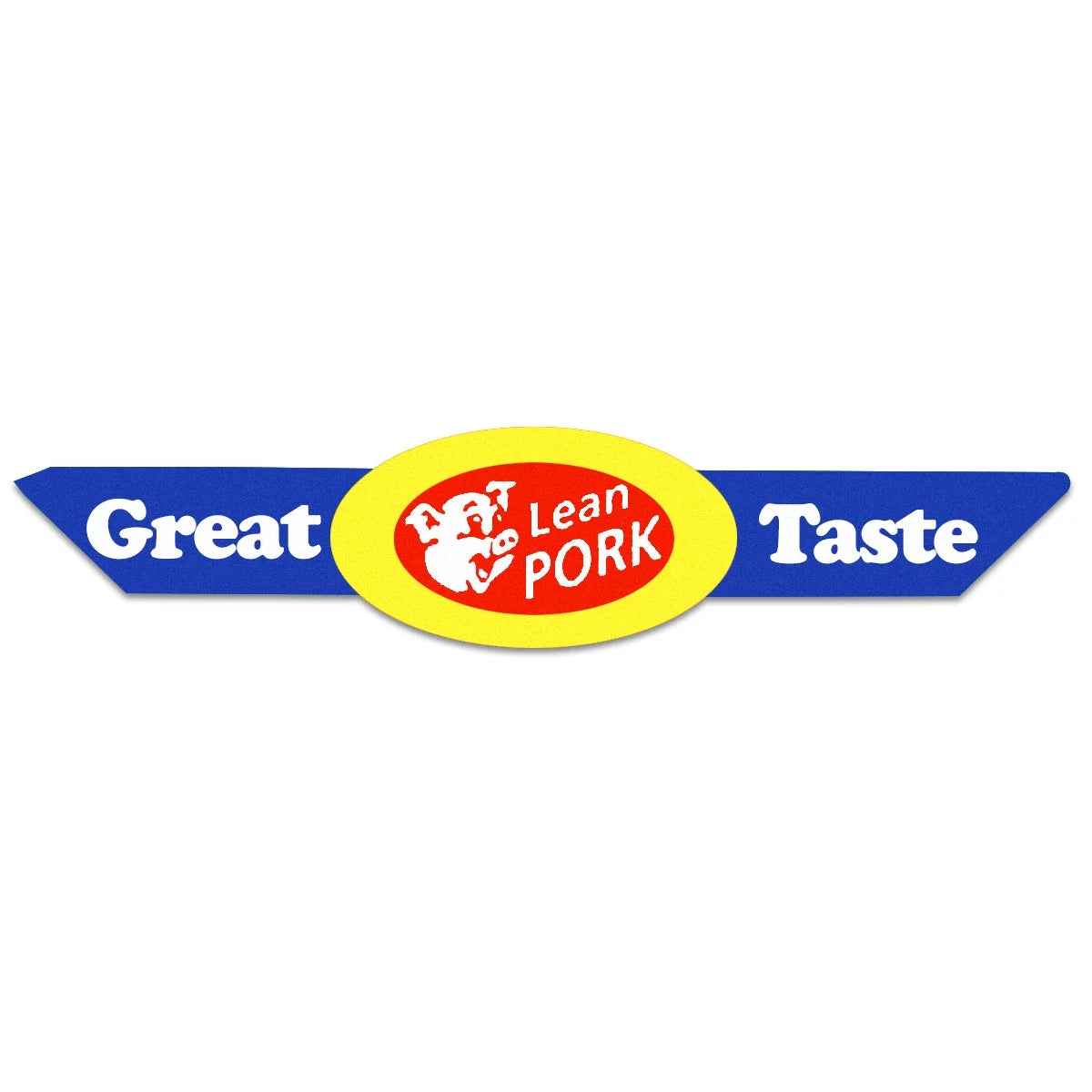 Die-Cut Greaseproof Strap Label Blue M167