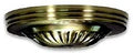 Antique Cast Brass Ribbed Canopy Kit K695902