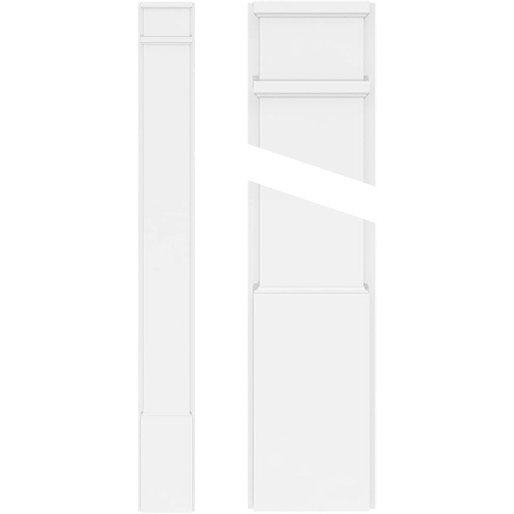 Plain PVC Pilaster (Pair) F820