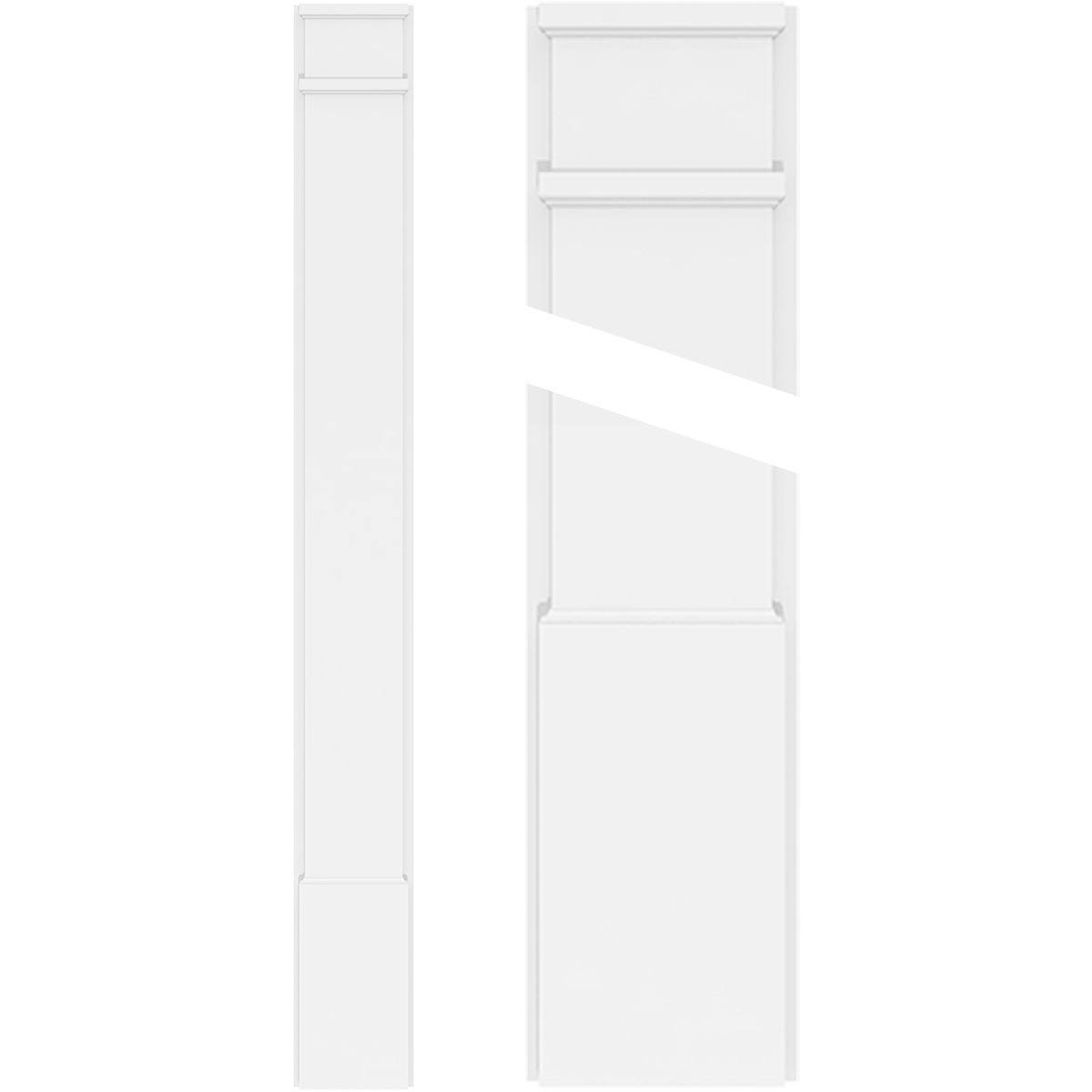 Plain PVC Pilaster (Pair) F820