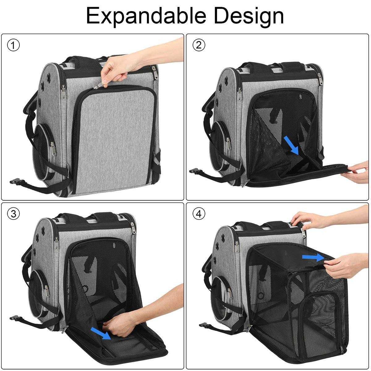 Expandable Pet Carrier Backpack I5648