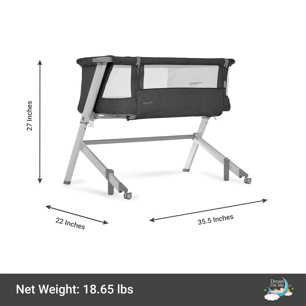 Black Bassinet and Bedside Sleeper M56145