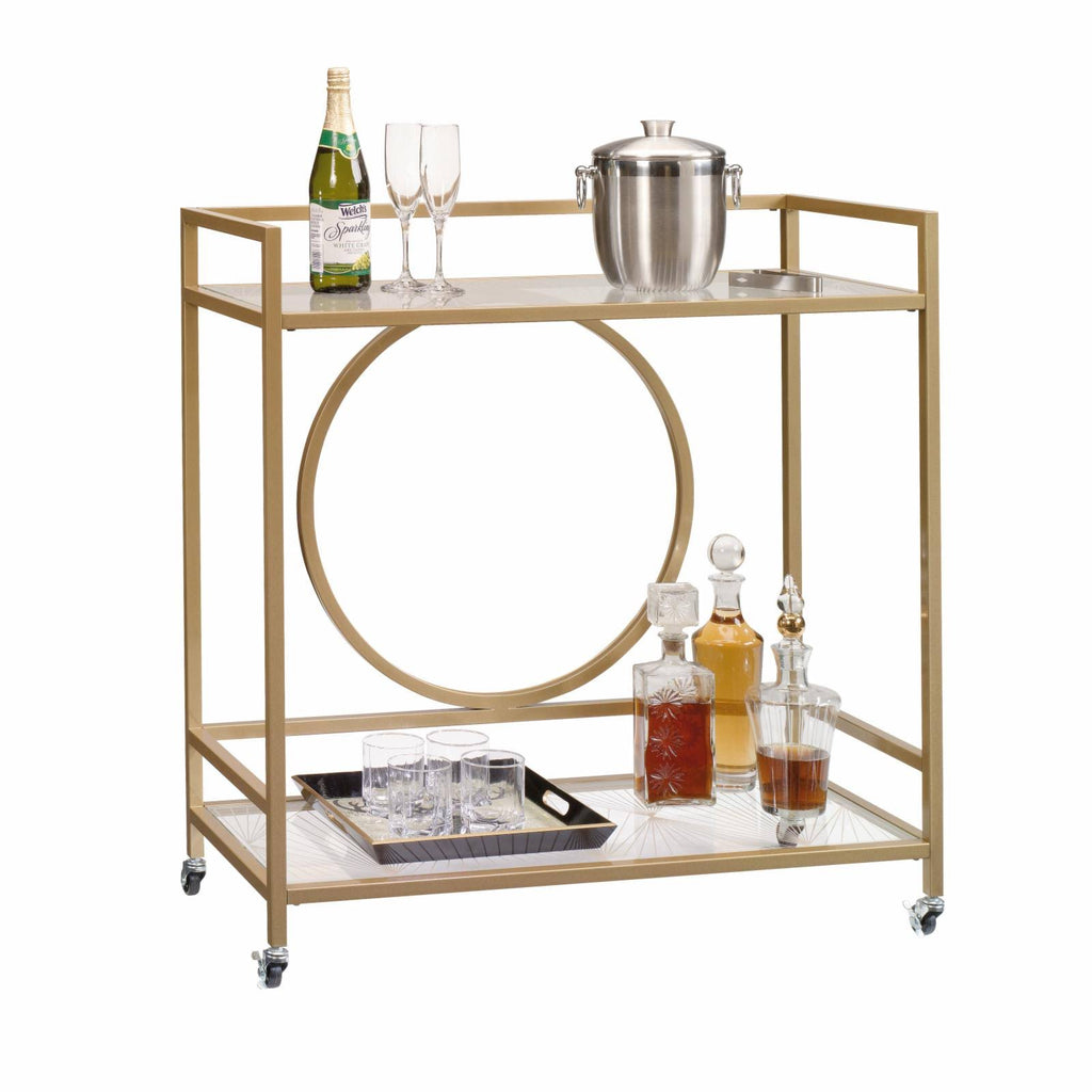 Gold Finish Bar Cart R870