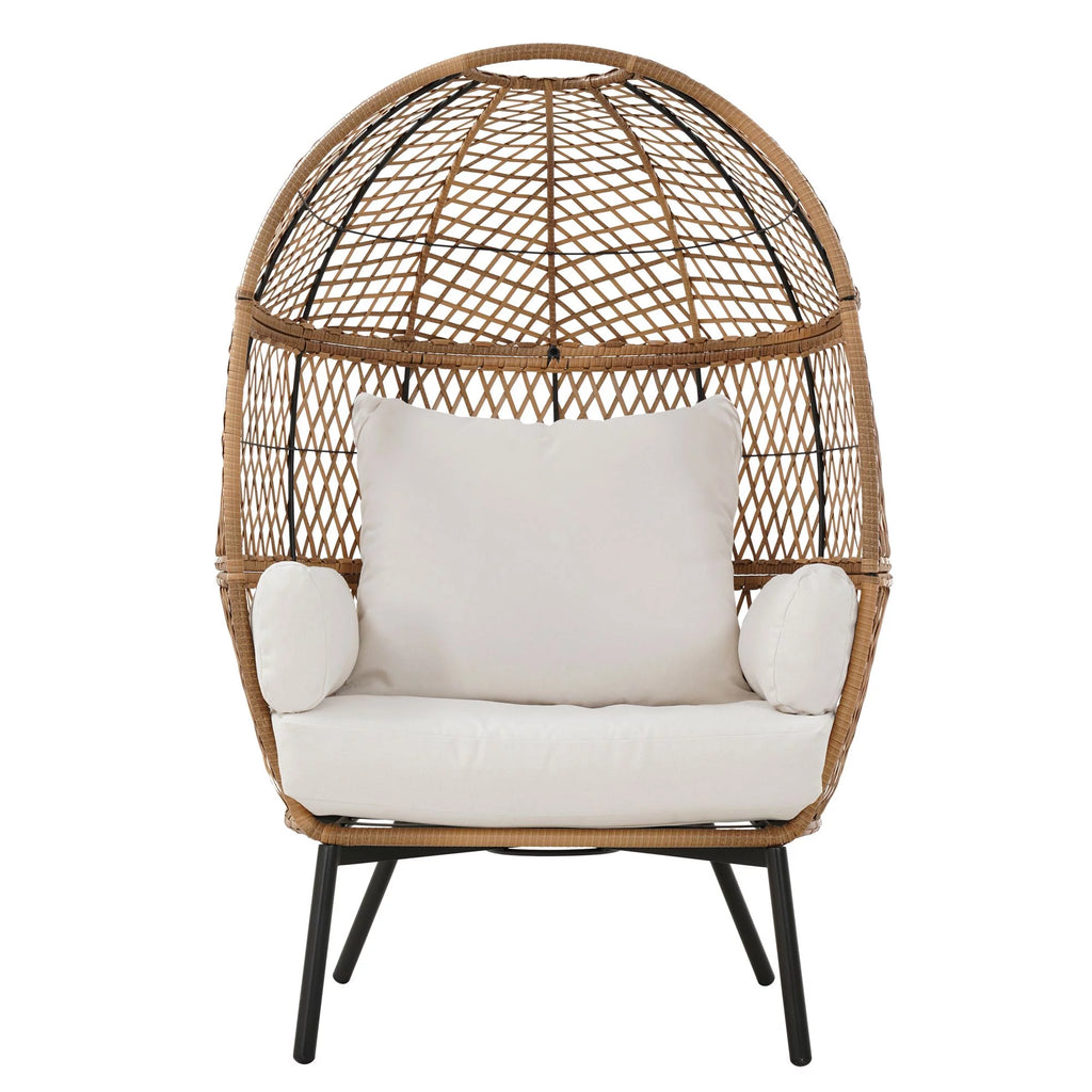 Boho Wicker Egg Chair I92344