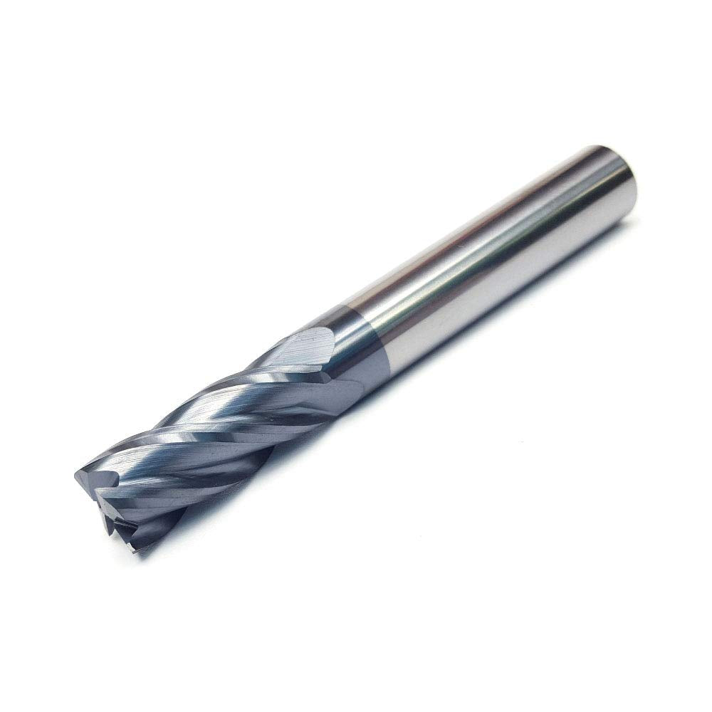 1/8 Carbide Square End Mill, 4 Flute, AlTiN Coating O18567