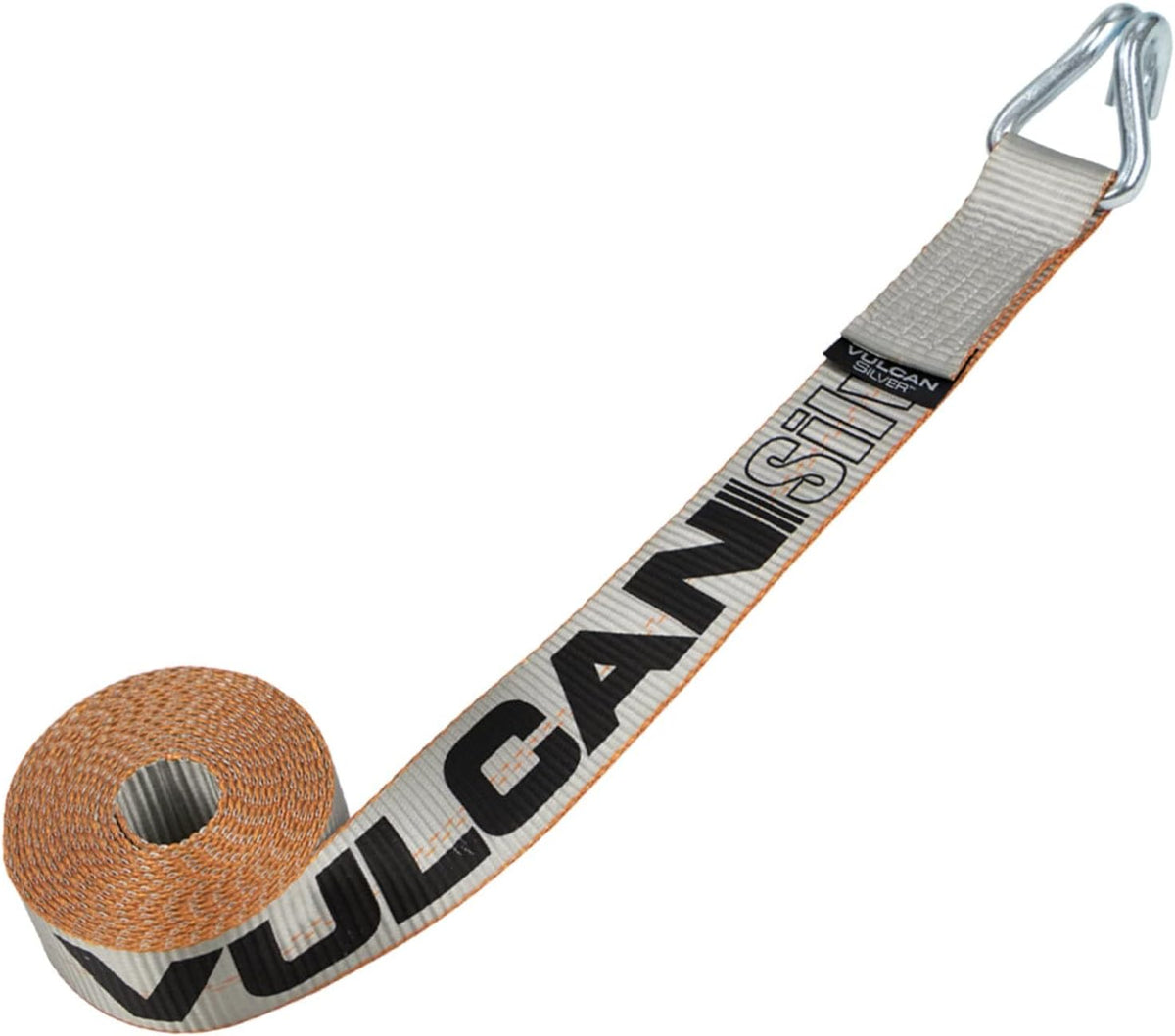 Winch Strap with Heavy Wire Hook, 2 Inch x 15 Foot, 4 Pack, 3,300 Pound Safe Working Load O75194