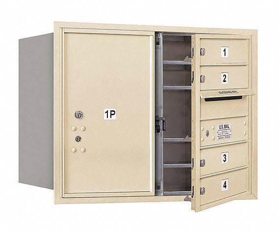 4C Horizontal Mailbox, Sandstone Z782864