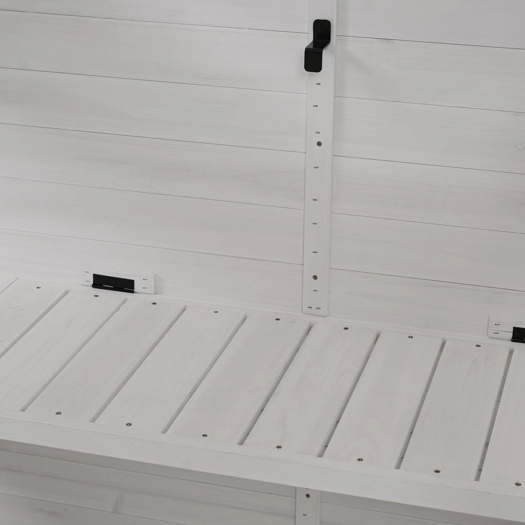 57.9"W x 29.1"D x 78.1"H Polycarbonate Greenhouse with Folding Shelves and Windows W64954