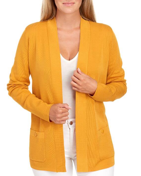 Blue Open Front Cardigan G18365