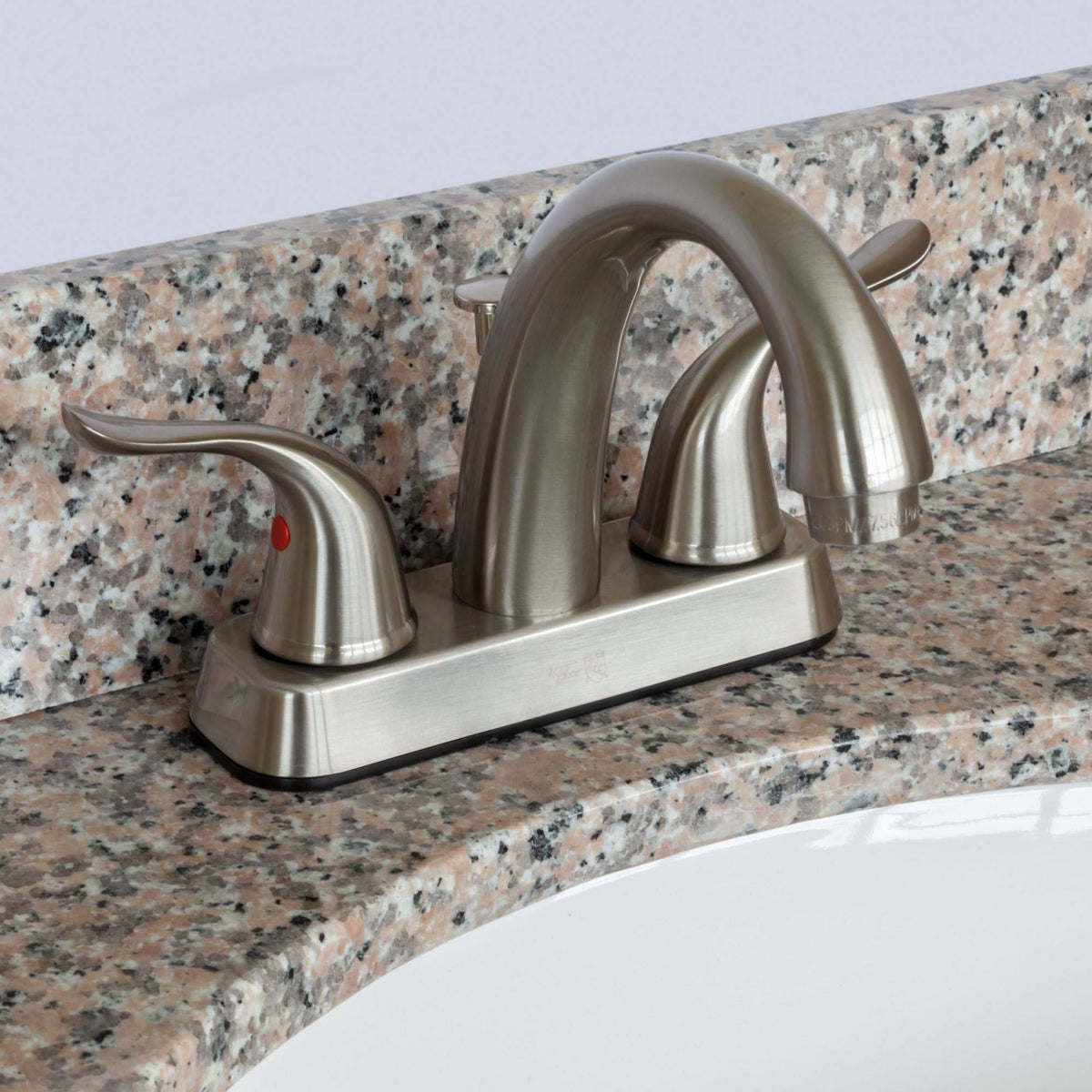 37W Vanity with Burlywood Granite Top and Faucet N23241