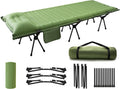 Army Green Camping Cot with Support Air Bed V54421