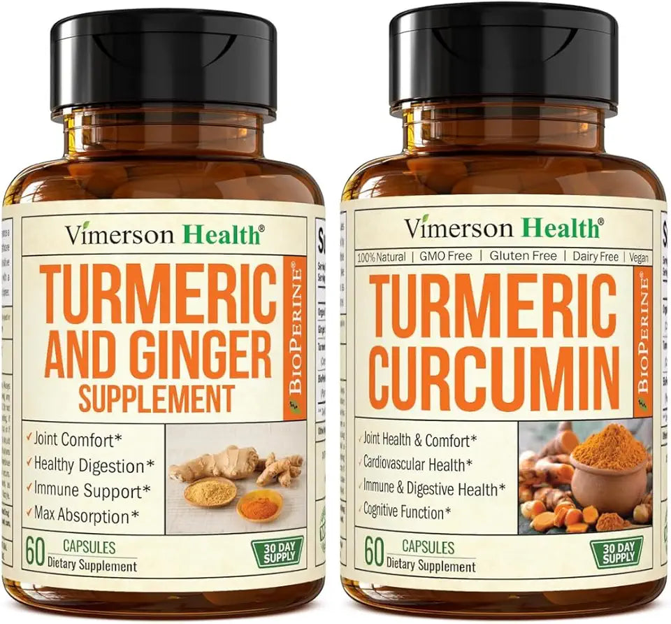 Turmeric Ginger & Turmeric Curcumin Bundle X72440