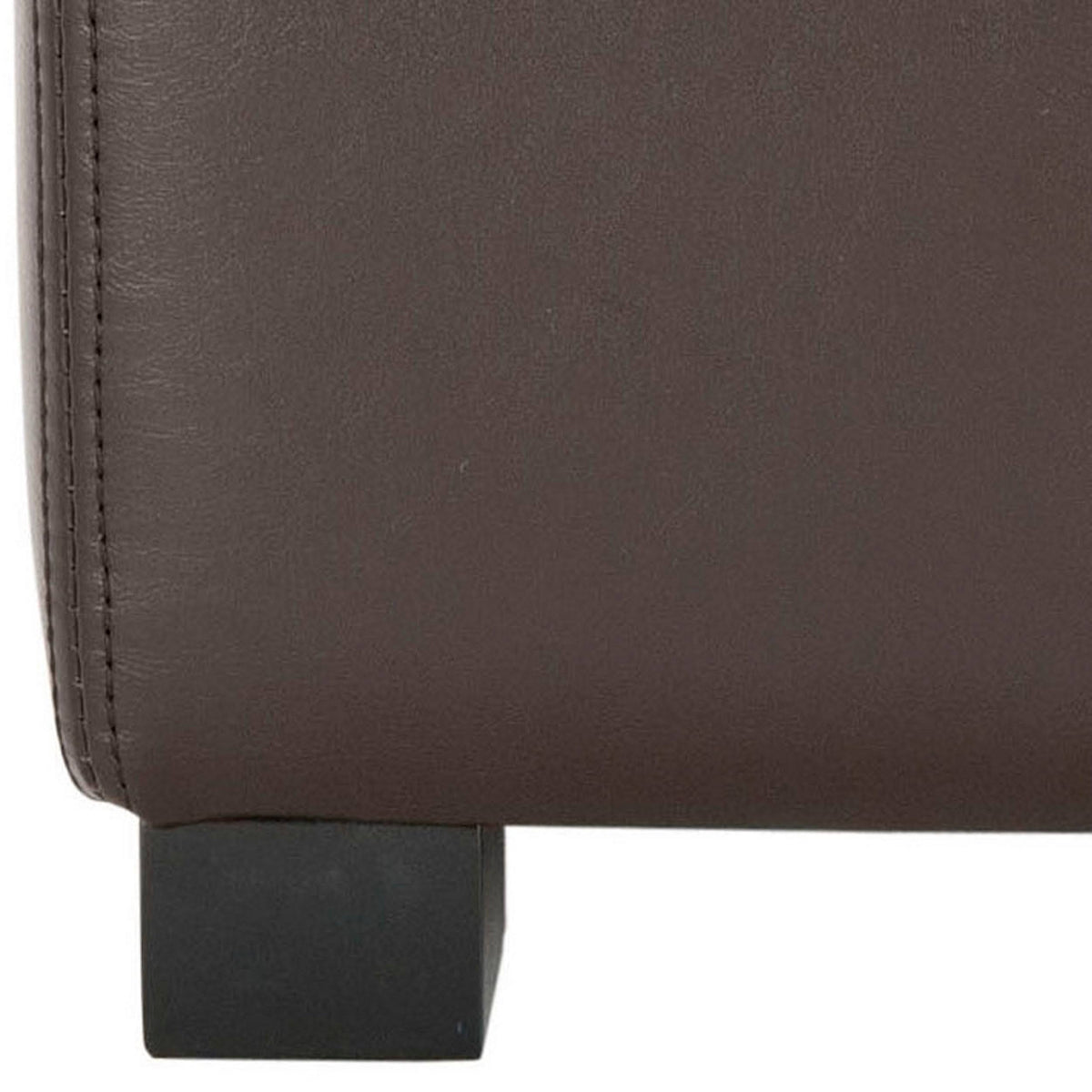 Brown Square Ottoman Q430