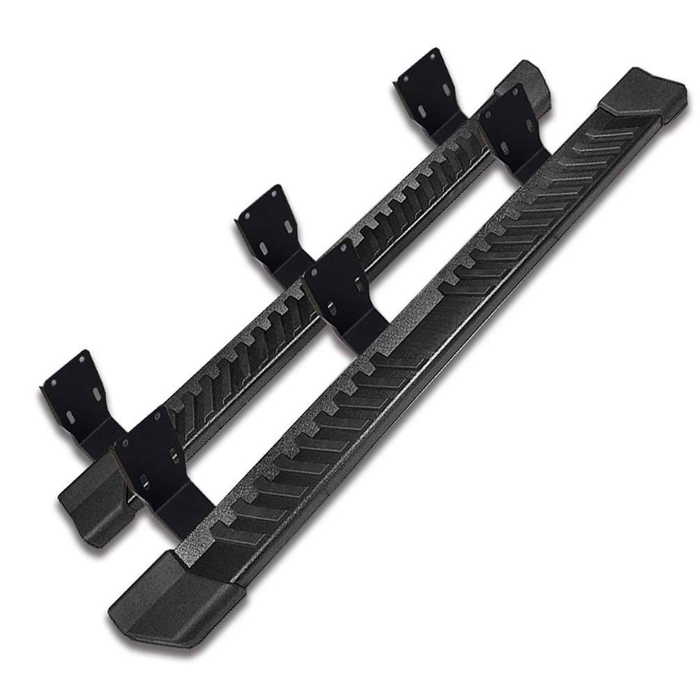 Black Stainless Steel Running Boards X28884