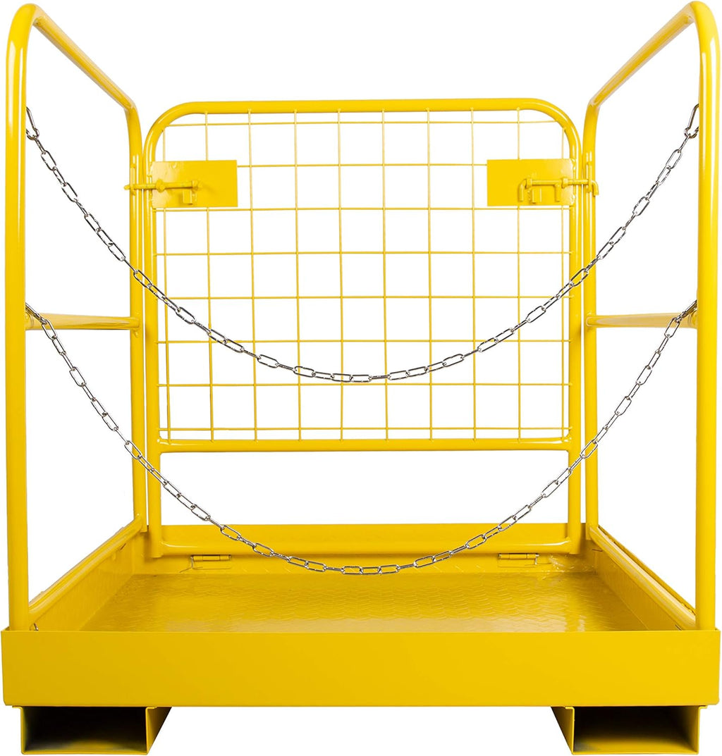 36x36 Steel Forklift Cage Work Platform W77774