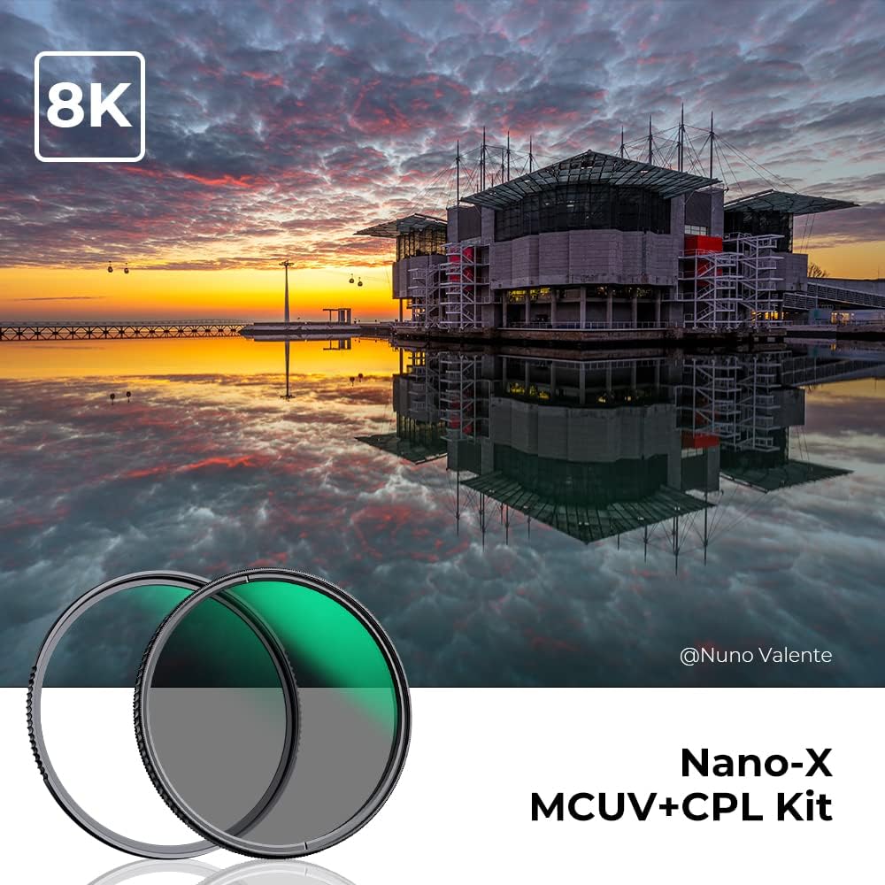 67mm Circular Polarizer & MC UV Filter Kit, 2 pcs, Multi-Layer Coatings U800