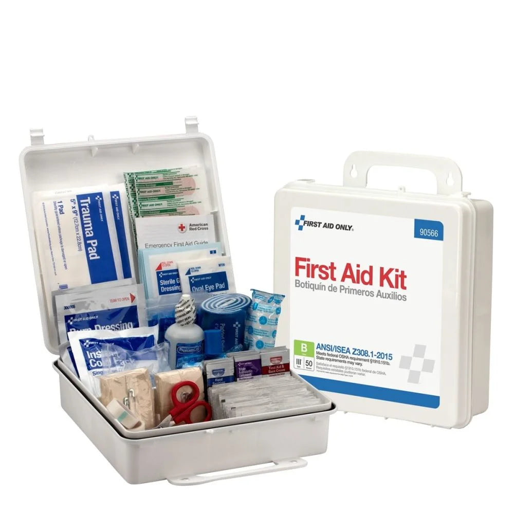 ANSI 2015 Compliant Class B Type III First Aid Kit, 199 Pieces L483719