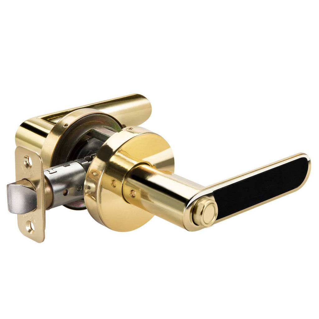 Black Inlay Privacy Lock T92026