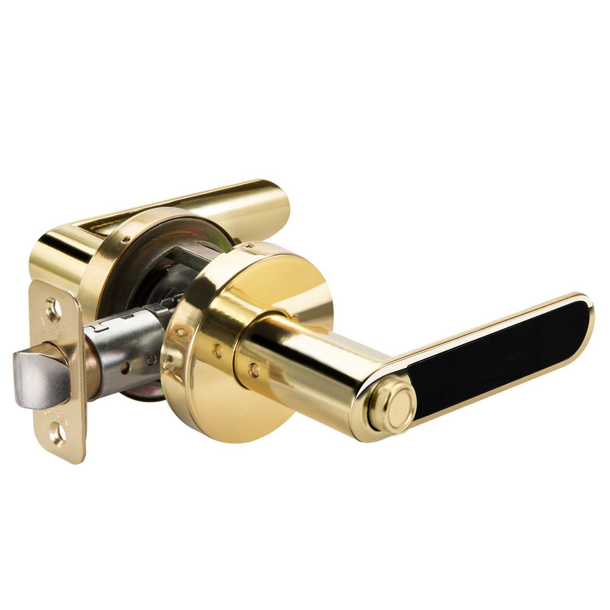 Black Inlay Privacy Lock T92026