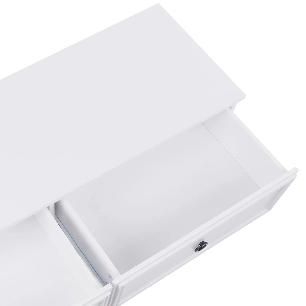 White 6 Drawer Wood Dresser G765438
