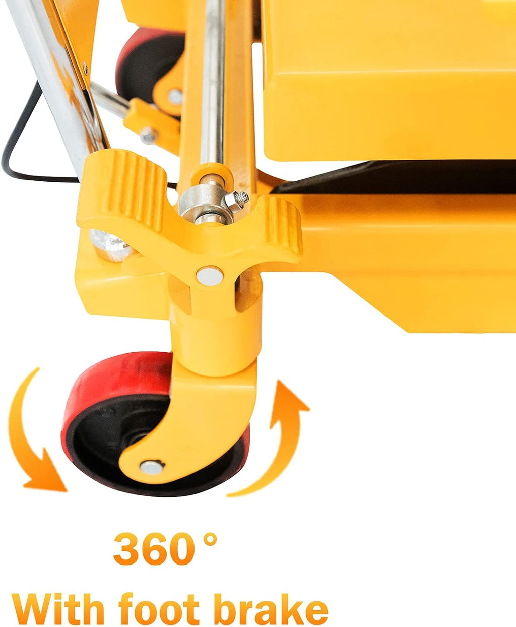 Single Scissor Hydraulic Lift Table/Cart 1760lbs Capacity 39.4 Lifting Height K745802