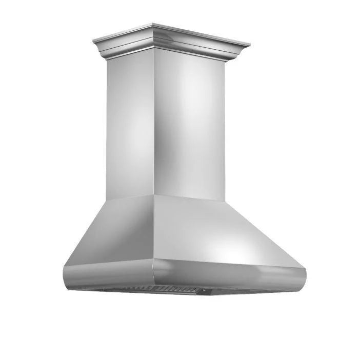 36 in. Convertible Vent Wall Mount Range Hood in Stainless Steel A572