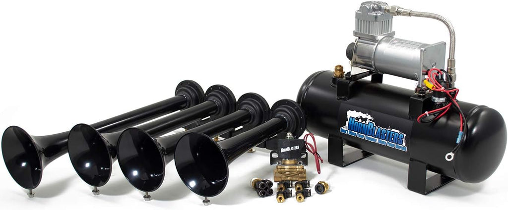 2 Gallon Train Horn Kit with 4 Trumpets Q26665