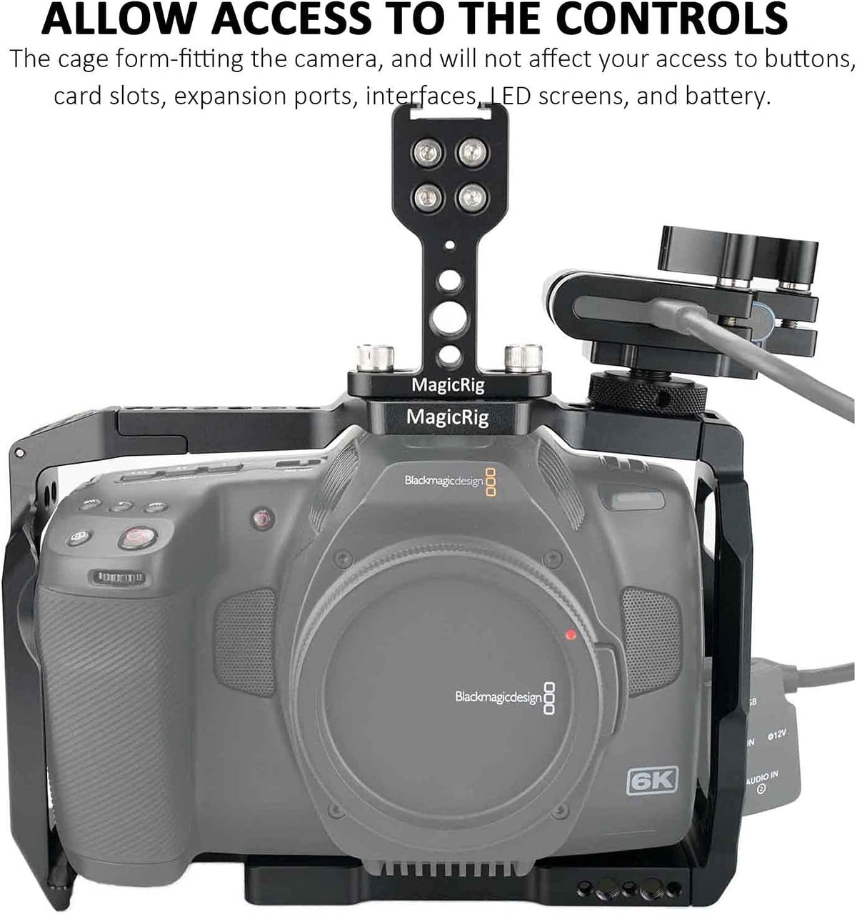 Camera Cage Kit with Top Handle and T5 SSD Mount Z2922