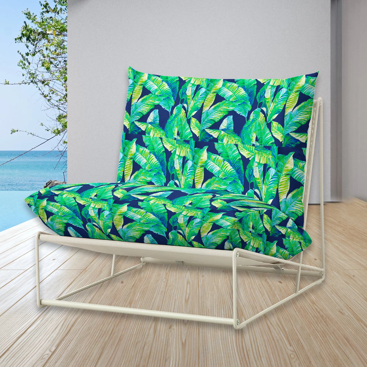 Blue Palms Outdoor Slip Covers F283107