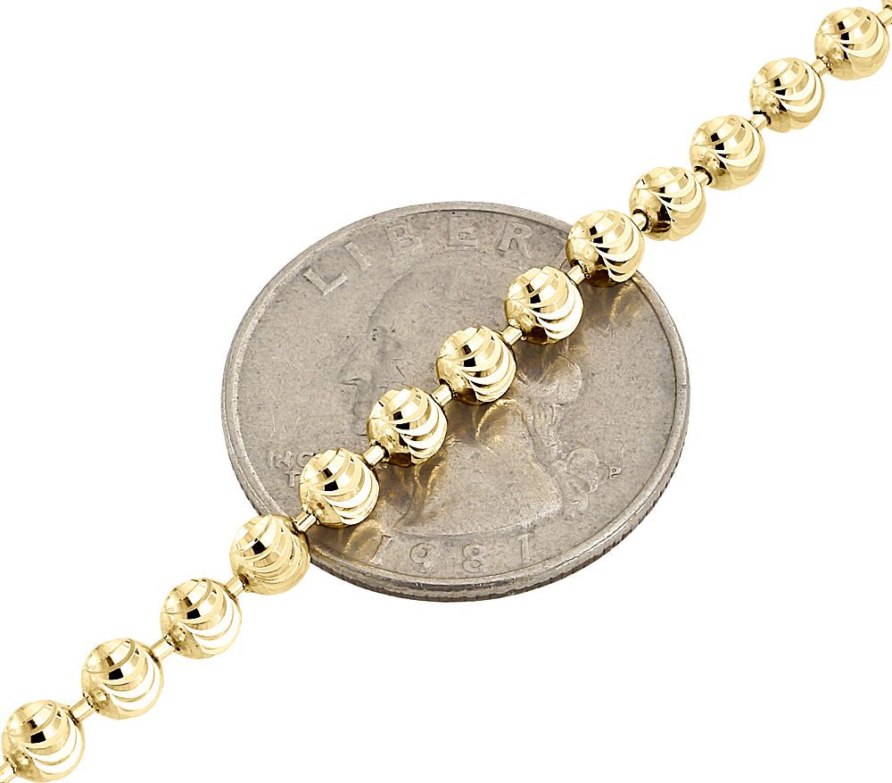 10k Yellow Gold Link Chain Necklace 30" N546