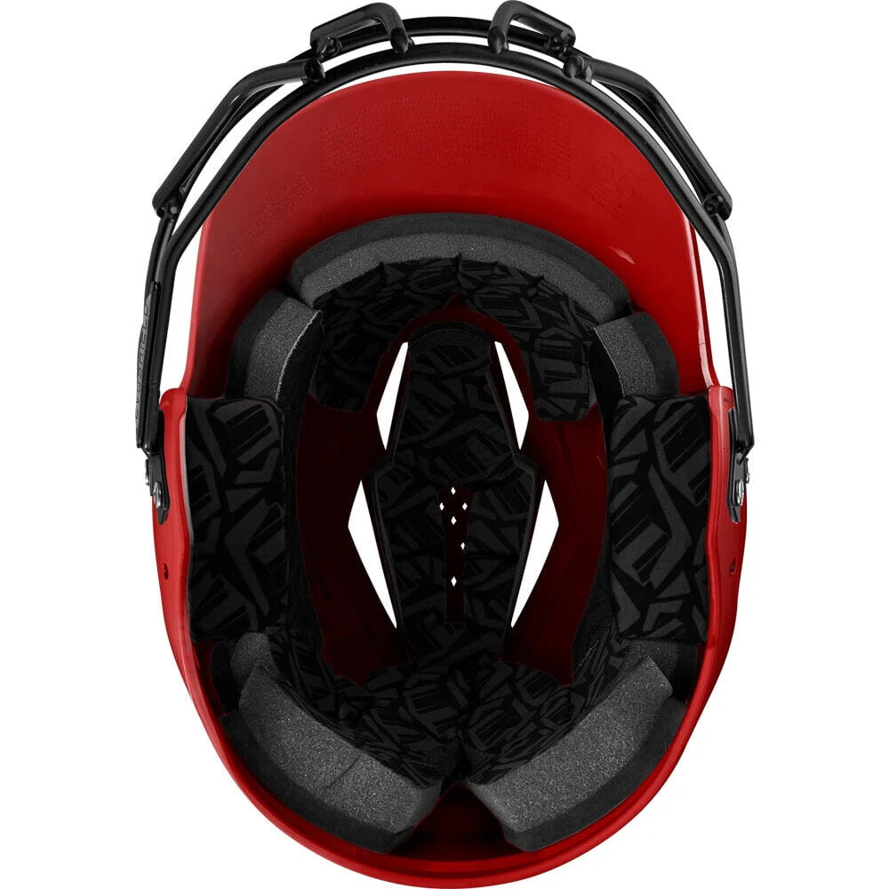 Gloss Scarlet Fastpitch Softball Batting Helmet with Facemask P305504