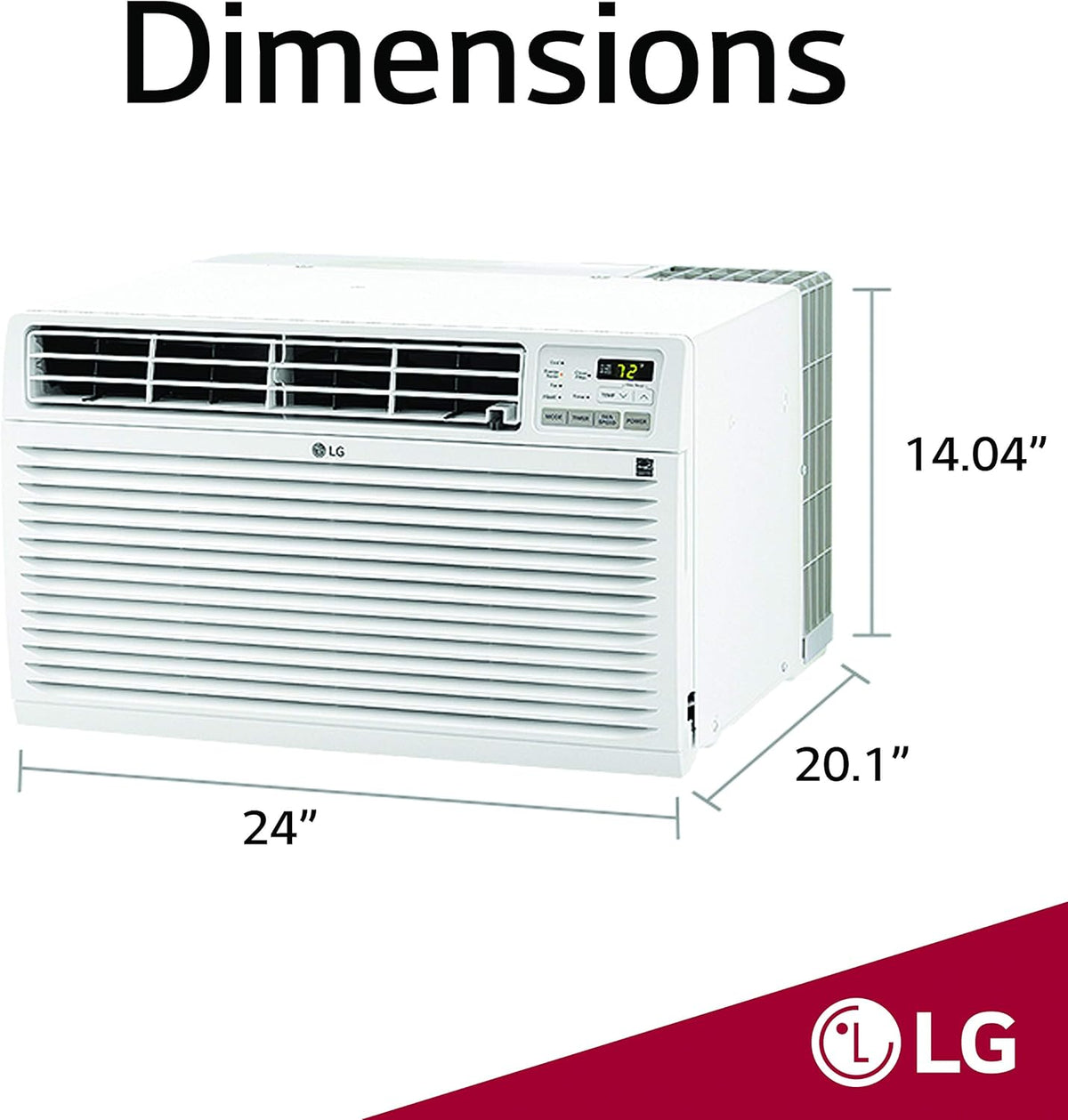 White 10,000 BTU Through-the-Wall Air Conditioner A451819