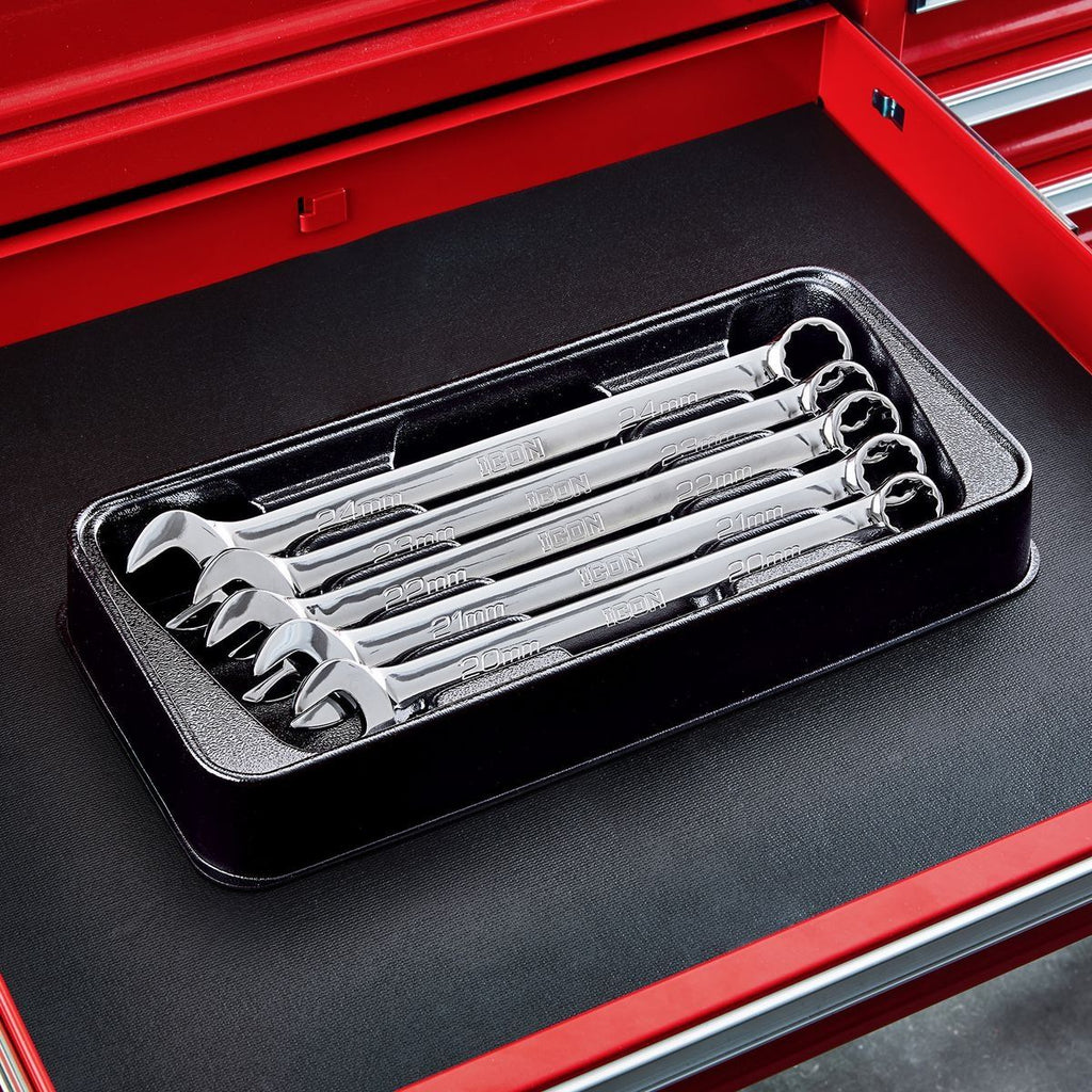 Metric Combination Wrench Set, 5 Piece U597834