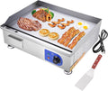 24" 2500W Electric Countertop Griddle Stainless Steel H820