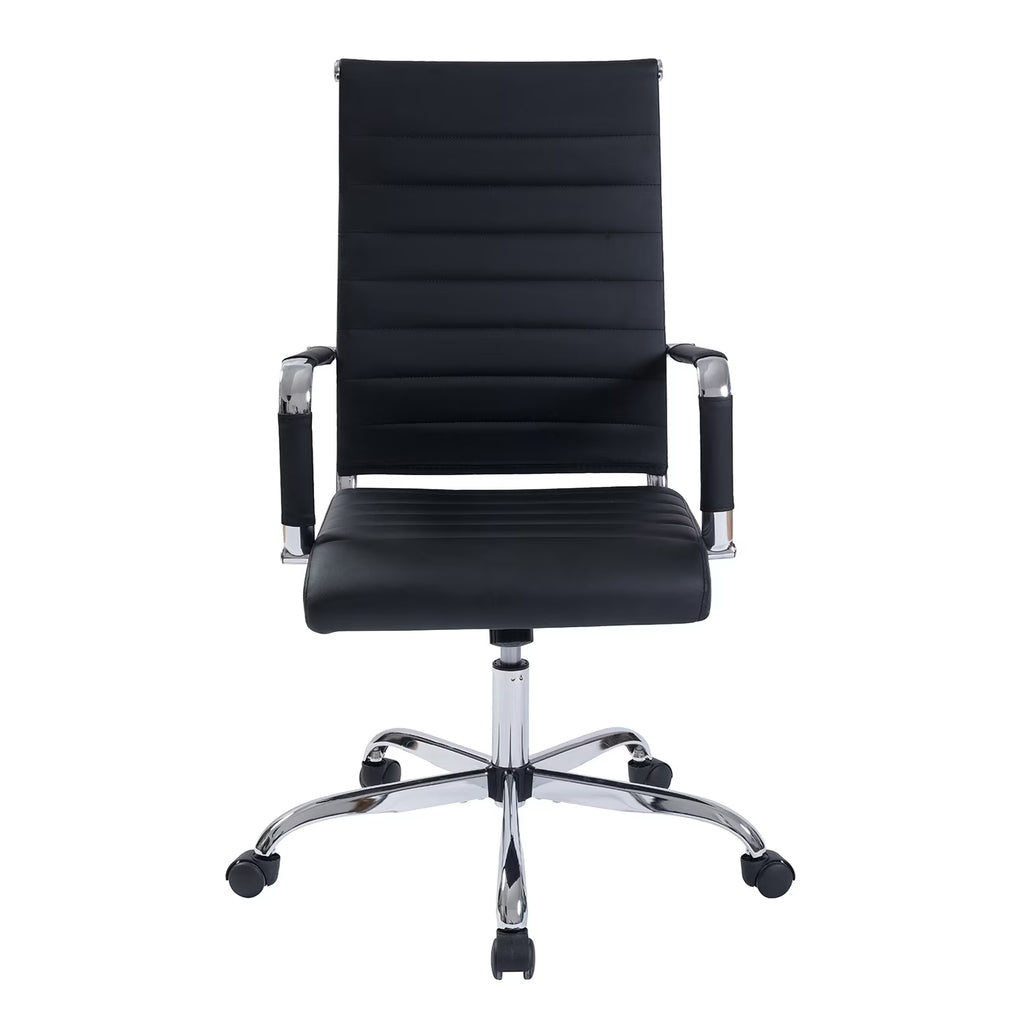 Black Ergonomic PU Leather Executive Office Chair K32070