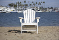 White Poly Outdoor Adirondack Chair A736426