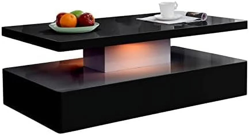 Modern LED Coffee Table with 12 Colors Lights P676