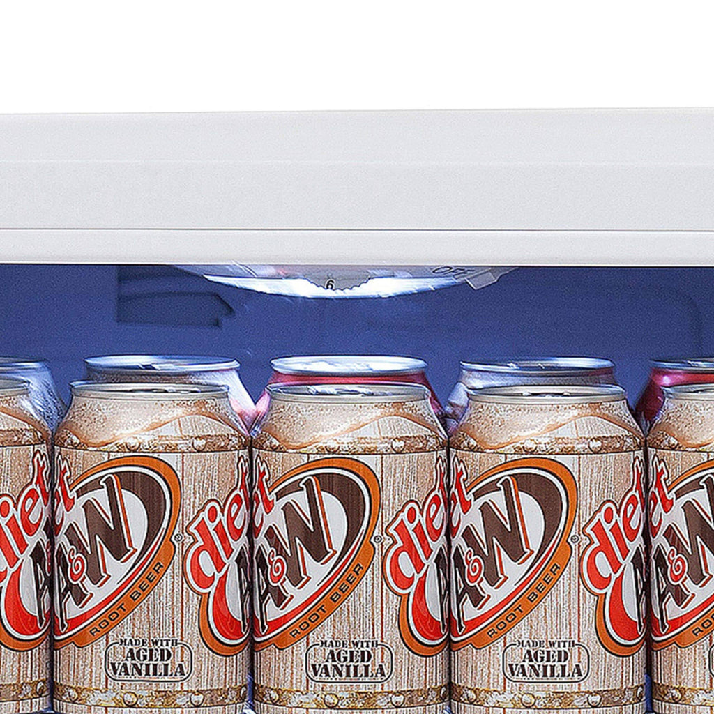 Stainless Steel Beverage Refrigerator With Lock B7310