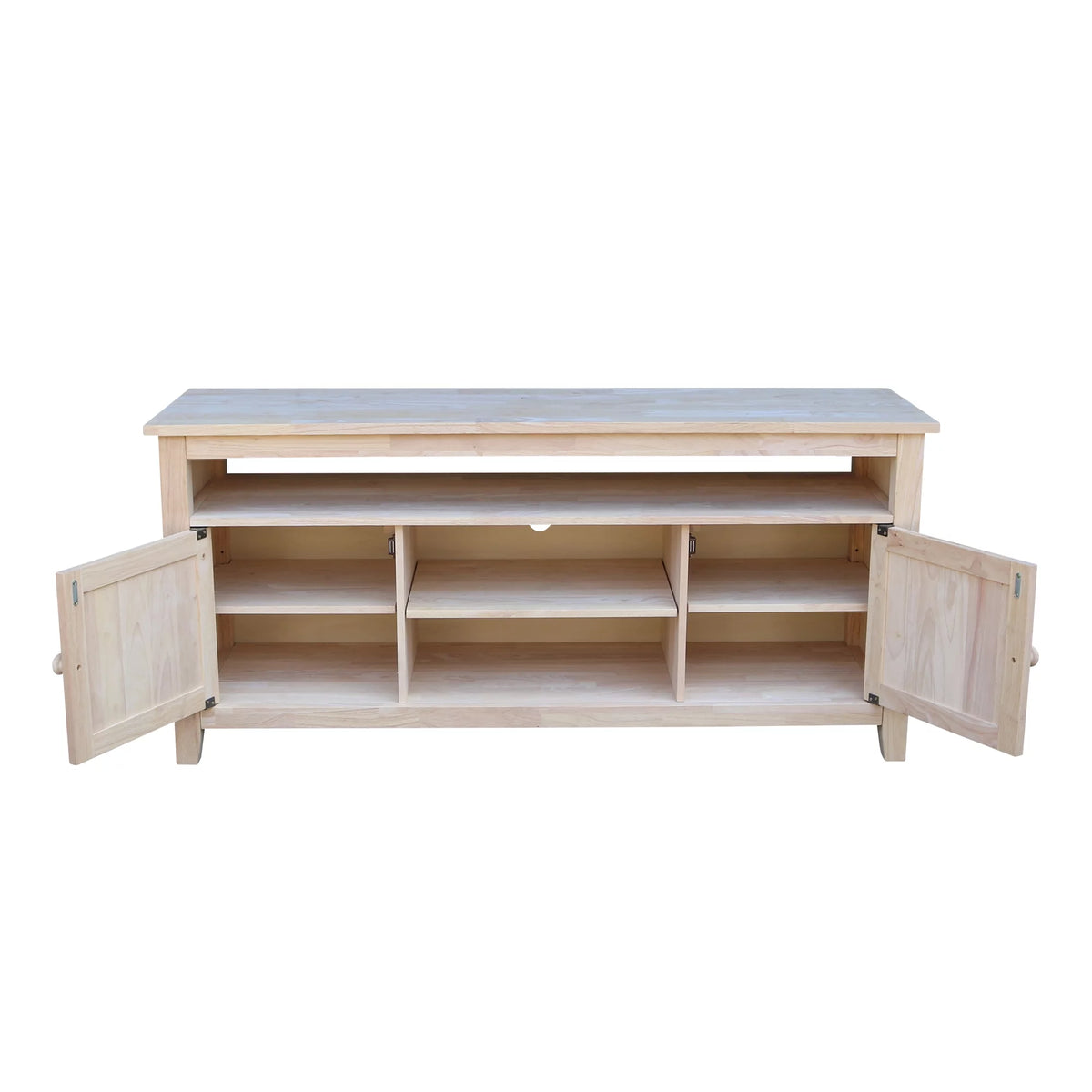 Solid Wood TV Stand with 2 Doors K34530